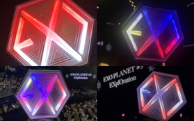 Lightstick EXO đỉnh cao sáng tạo: Concert đi đến đâu đèn đổi màu theo quốc kỳ nước đó, fan Việt than thở không biết bao giờ tới lượt nước mình