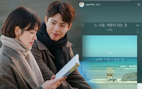 Bị đồn có "gian tình" sau vụ ly hôn 2000 tỷ, Song Hye Kyo bất ngờ đăng tải story liên quan đến Park Bo Gum?