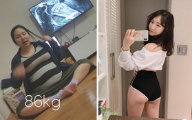 Từng bị "chồng bỏ chồng chê" vì phát phì sau khi sinh, hot mom Hàn Quốc chia sẻ 5 tips giúp cô đá bay 41kg nhanh gọn