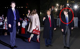 Barron Trump đốn tim hàng ngàn người hâm mộ, tỏa sáng như một ngôi sao và làm lu mờ cả nữ thần Nhà trắng Ivanka