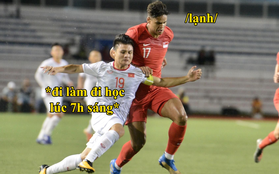 Loạt ảnh chế đội tuyển Việt Nam nở rộ sau trận gặp Singapore: Quang Hải, "Chinh Đen" cùng loạt biểu cảm không thể nào đắt giá hơn!