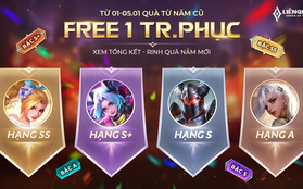 Liên Quân Mobile: Đón giao thừa hoành tráng, Garena đang free trang phục ngẫu nhiên, cứ vào game là có!