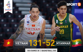 "Hủy diệt" Myanmar trong ngày ra quân tại SEA Games 30, đội tuyển bóng rổ Việt Nam tạo đà thuận lợi trước trận đại chiến với Singapore