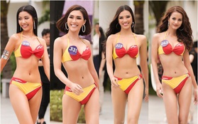 Thí sinh Hoa hậu Hoàn vũ khoe body "mướt mắt" trong phần thi Người đẹp biển: Ai sẽ giật giải như H'Hen Niê năm ngoái?