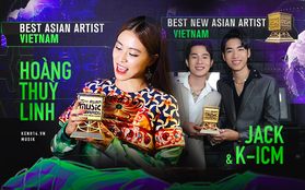 MAMA 2019: Hoàng Thuỳ Linh là "Nghệ sĩ xuất sắc nhất Việt Nam", Jack & K-ICM "bắn" tiếng Anh như gió khi lần đầu nhận giải thưởng quốc tế