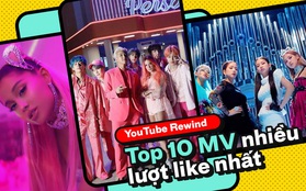 YouTube Rewind công bố 10 MV nhiều lượt like nhất 2019: BTS, BLACKPINK đều chịu thua cặp đôi "friendzone", MV solo của J-Hope vừa ra 3 tháng đã lọt top