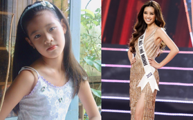 Khánh Vân - Hoa hậu Hoàn vũ Việt Nam 2019: Ảnh thời thơ ấu và lúc đi học "gây sốt" vì quá đáng yêu!