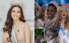 Đăng quang cách nhau 1 ngày nhưng Miss Universe 2019 và Hoa hậu Khánh Vân lại có điểm trùng hợp đến ngỡ ngàng