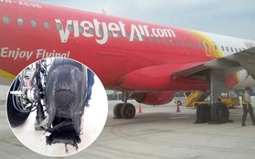 Vietjet lên tiếng về hình ảnh máy bay bị hư lốp sau khi hạ cánh xuống sân bay Tân Sơn Nhất: Đã tiến hành thay lốp ngay sau đó