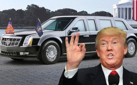 Chiếc xe "Quái thú 2.0" luôn đi theo tổng thống Trump trong các chuyến công du khắp thế giới