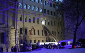 Sập trần trường Đại học ở St Petersburg (Nga), nhiều người mắc kẹt