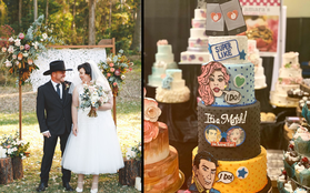 Hot trend thế giới đua nhau cưới theo phong cách Tinder: Tự design bánh, ảnh, thiệp cưới nhìn là mê