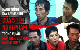 Hành trình gây án man rợ qua lời khai của 5 đối tượng nghiện ngập thay nhau hãm hiếp và sát hại nữ sinh giao gà ở Điện Biên