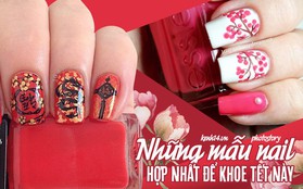 Những mẫu nail xinh bạn có thể thử trong dịp Tết này