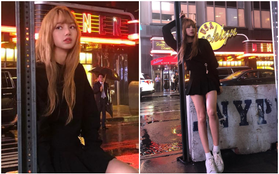 Trời ban cho đôi chân dài miên man, Lisa (Black Pink) sang trời Tây là phải chụp ảnh đủ 7749 góc để khoe cho triệt để