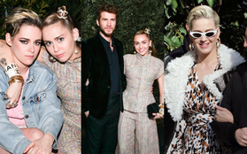 Tiền tiệc Oscar: Miley Cyrus tình tứ bên Kristen Stewart dù đến với chồng, Katy Perry khoe nhẫn khủng bên dàn siêu sao