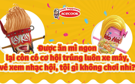 Được ăn mì ngon lại còn có cơ hội trúng luôn xe máy, vé xem nhạc hội, tội gì không chơi nhỉ?