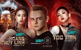 Diện trang phục gợi cảm, Tóc Tiên, Hoàng Thùy Linh khuấy động đêm nhạc với loạt hit đình đám