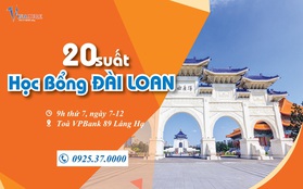 Giới thiệu 20 suất học bổng du học Đài Loan 2020