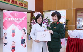Latex giảm eo "made in Việt Nam" được giới thiệu hoành tráng tại hội nghị Bệnh viện TƯQĐ 108