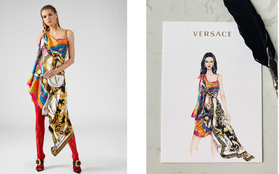 Họa sĩ Việt được mời hợp tác vẽ tranh cho sự kiện của Versace