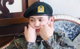 Nam idol gây sốt với loạt ảnh mặc quân phục: 30 tuổi nhập ngũ mà baby như em trai năm nhất đi học quân sự