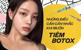 Trước khi quyết định tiêm botox, các nàng cần cân nhắc về những điều này