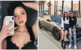 Nữ sinh nổi nhất SG một thời ngày càng quyến rũ, nhưng bạn trai Rich Kid cùng dàn siêu xe ở Mỹ mới là điều phải trầm trồ