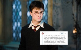 Fan Harry Potter nổi nóng vì lâu lâu J. K. Rowling lại hé lộ một chi tiết chẳng ai mong muốn