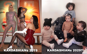 Kim tung bức ảnh đàn con sang chảnh gây bão: Thế hệ mới tiếp nối dàn chị em bá đạo nhà Kardashian, Jenner đây rồi!
