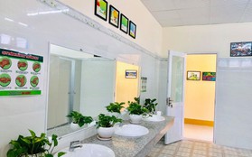Nhà vệ sinh "xanh-sạch-đẹp" sáng lóa như ở khách sạn, ngôi trường này khiến ai cũng muốn chuyển đến học!