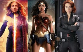 7 nữ siêu anh hùng bá đạo ngang ngửa Captain Marvel trên màn ảnh