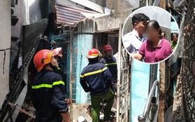 2 căn nhà ở Sài Gòn bất ngờ bị cháy rụi rồi đổ sập, gia chủ đến hiện trường gào khóc