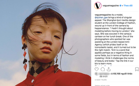Dân mạng Trung Quốc chỉ trích Vogue phân biệt chủng tộc vì đăng ảnh mẫu nữ có nhan sắc lạ