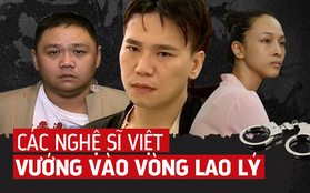 Trước Châu Việt Cường, những sao Việt từng rơi vào vòng lao lý, đánh mất cả sự nghiệp