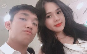 Bạn gái Trọng Đại nũng nịu cực đáng yêu sau trận đấu trên sân Hàng Đẫy