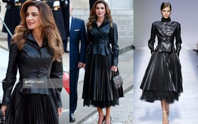Thân hình đầy đặn hơn người mẫu, Hoàng hậu Rania vẫn diện đẹp xuất sắc bộ cánh “khó nhằn” nhờ chi tiết nhỏ xíu