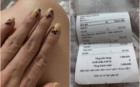 Khách lên mạng than bộ móng gần 2 triệu quá đắt, chủ tiệm nail lên tiếng: "Lúc làm thì khen, sao về lại chê?"