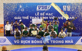 Đánh bại cựu vương, đại học Tôn Đức Thắng lần đầu vô địch VUG Futsal