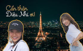 Vừa đăng ảnh check-in tại tháp Eiffel, người hâm mộ đã vội nhắc Diệu Nhi vì cô có thể mắc phải luật nghiêm trọng này