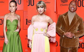 Thảm đỏ quyền lực Time 100: Taylor Swift khoe ngực khủng bên "Captain Marvel" và dàn siêu sao, BTS đâu mất rồi?