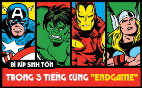 Học thuộc ngay bộ bí kíp này để có thể sinh tồn trong suốt 3 tiếng dài đằng đẵng xem "Endgame"