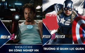 Vừa hài hước lại chuẩn khỏi cần chỉnh: Nếu ở Việt Nam thì các siêu anh hùng Avengers sẽ học ngành gì và trường nào?