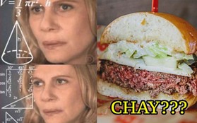 That's "cú lừa": chiếc hamburger "bất khả thi" đầy ứ thịt thà nhưng lại dành cho... người ăn chay