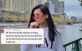 Bất ngờ với đáp trả cực thông minh của "Thánh chơi dơ" BB Trần khi antifan mỉa mai: lật mặt, không xứng đáng làm nghệ sĩ