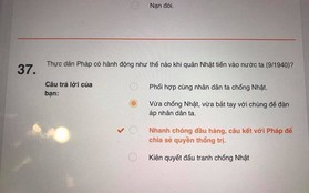 Phát hiện câu hỏi sai đáp án trong bộ đề Sử vào lớp 10 do Sở GD&ĐT Hà Nội ban hành