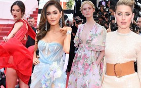 Thảm đỏ Cannes ngày 2: Thiên thần Victoria's Secret suýt lộ hàng, "Phạm Băng Băng Thái Lan" xinh như tiên tử