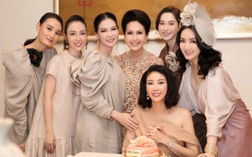 Đặng Thu Thảo, Lê Thúy hội ngộ cùng dàn mỹ nhân không tuổi Vbiz trong tiệc của Hoa hậu Hà Kiều Anh