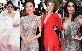 Cannes ngày 6: Chương Tử Di thần thái ngút ngàn, "Hoa hậu đẹp nhất mọi thời đại" đè bẹp loạt mỹ nhân Hollywood