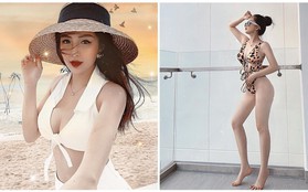 Dư Hàng My - em họ Hương Tràm đang thắng thế trong "cuộc chiến bikini" hè này với body nóng bỏng miễn bàn dù chỉ cao 1m53